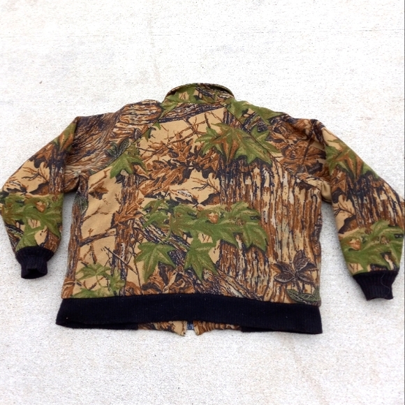 VTG REDHEAD Realtree camo oversized boxy full zip wool jacket size XXL - Picture 2 of 13